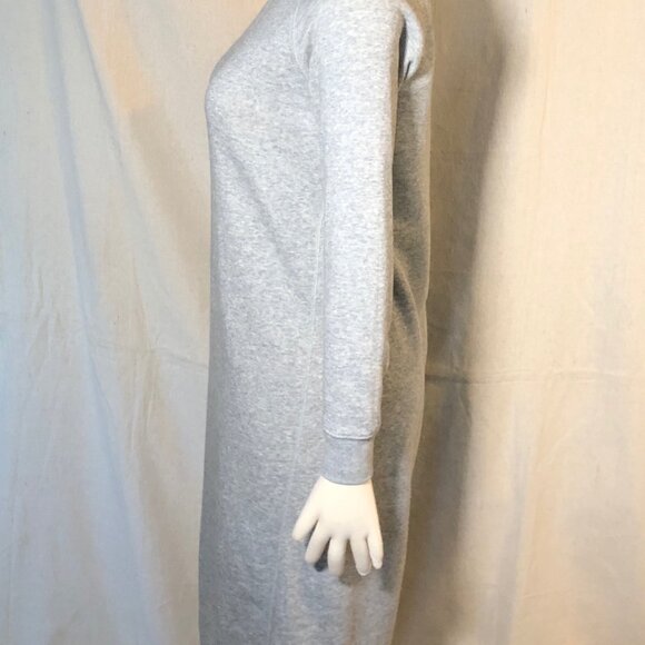 Muji Heather Gray Sweatshirt Dress XS - Picture 8 of 9